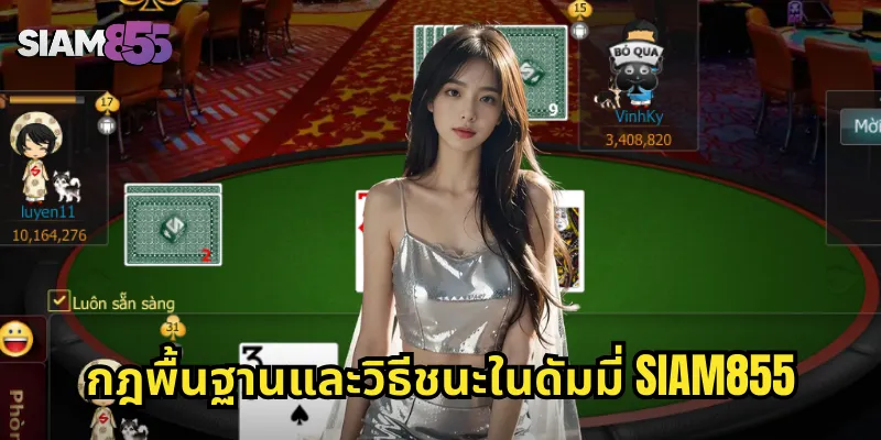 กฎพื้นฐานและวิธีชนะในดัมมี่ SIAM855